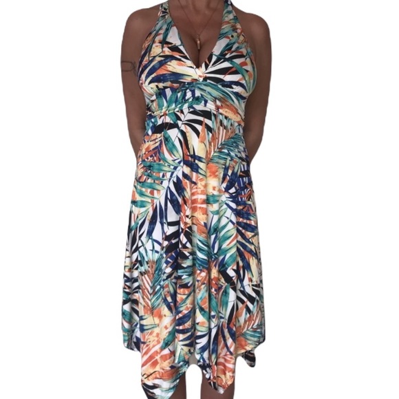 Jacqueline Studio Women’s tropical dress - Picture 1 of 10